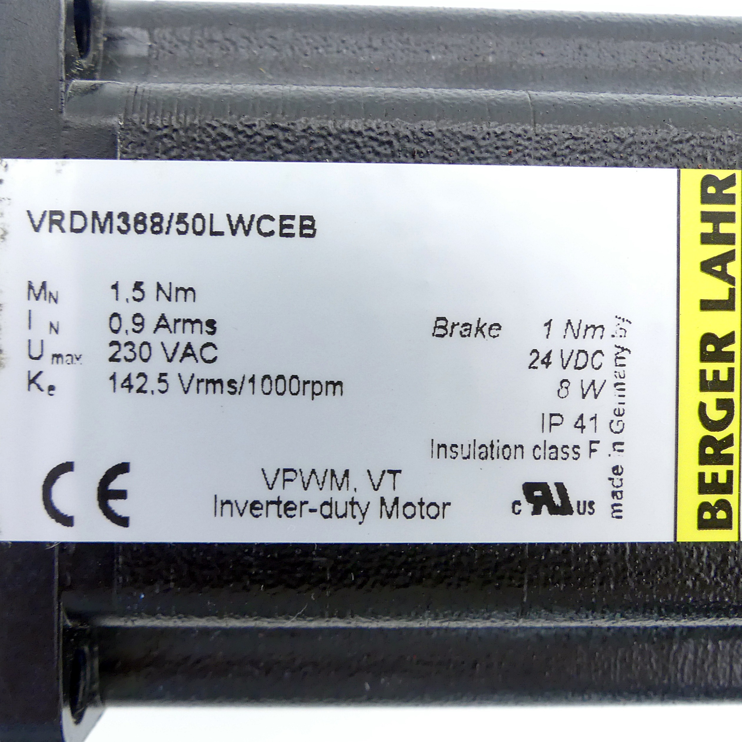 Step motor VRDM368/50LWCEB 