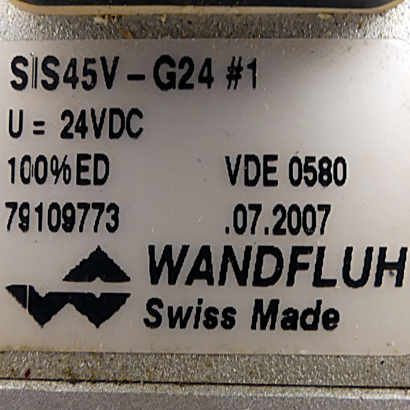 Magnetventil VDE 0580