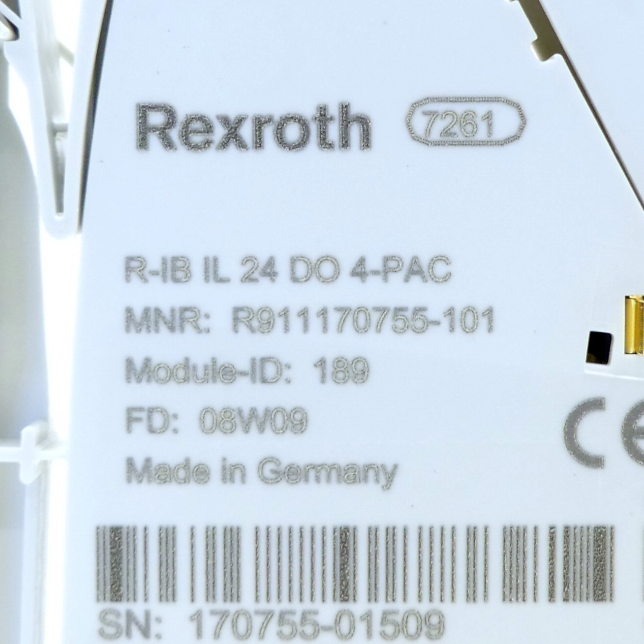 Digital output bus terminal R-IB IL 24 DO 4-PAC