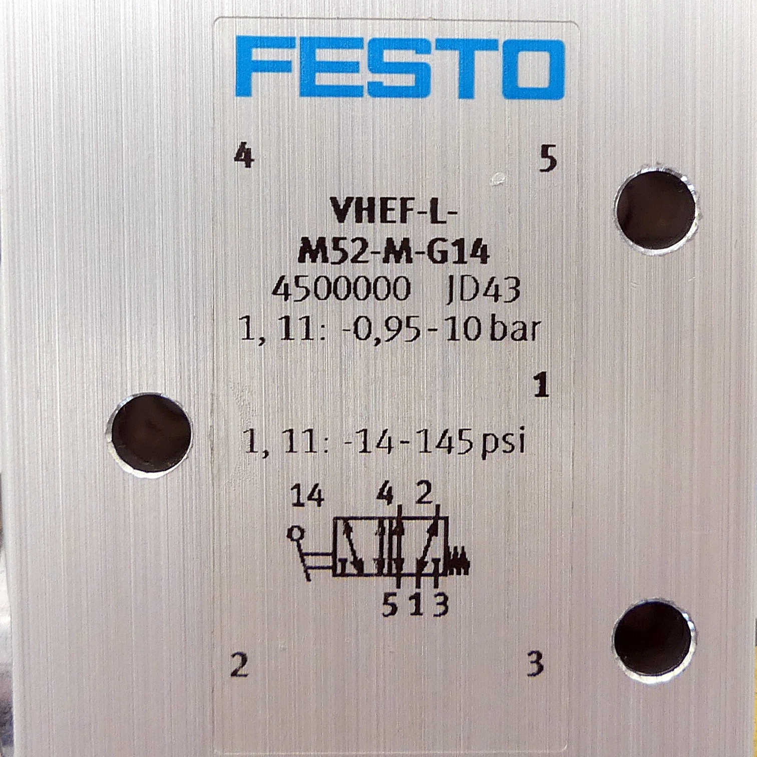 Tasthebelventil VHEF-L-M52-M-G14 