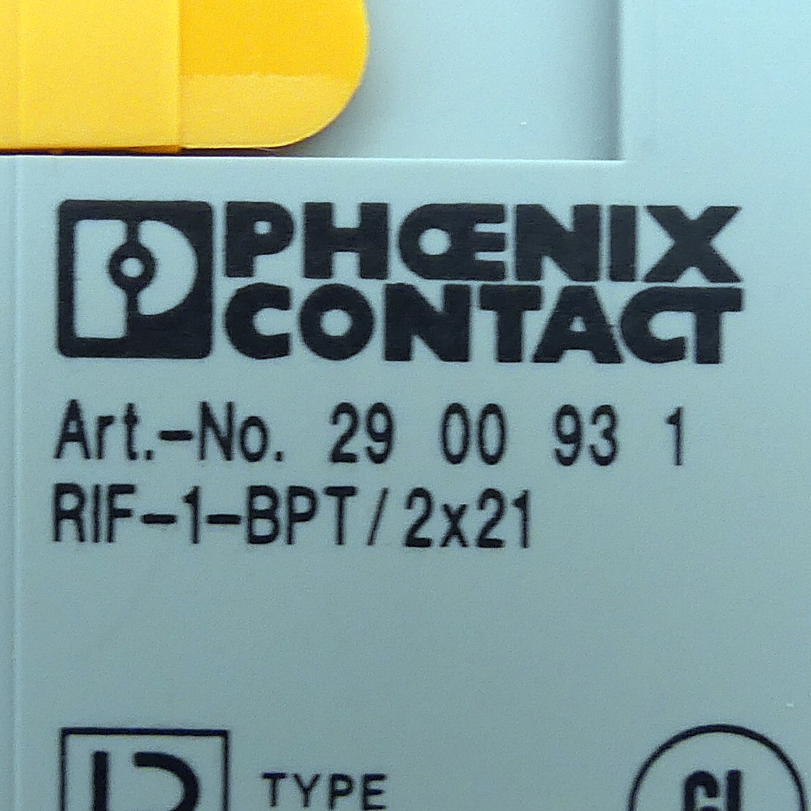 Relay module RIF-1-BPT/2x21