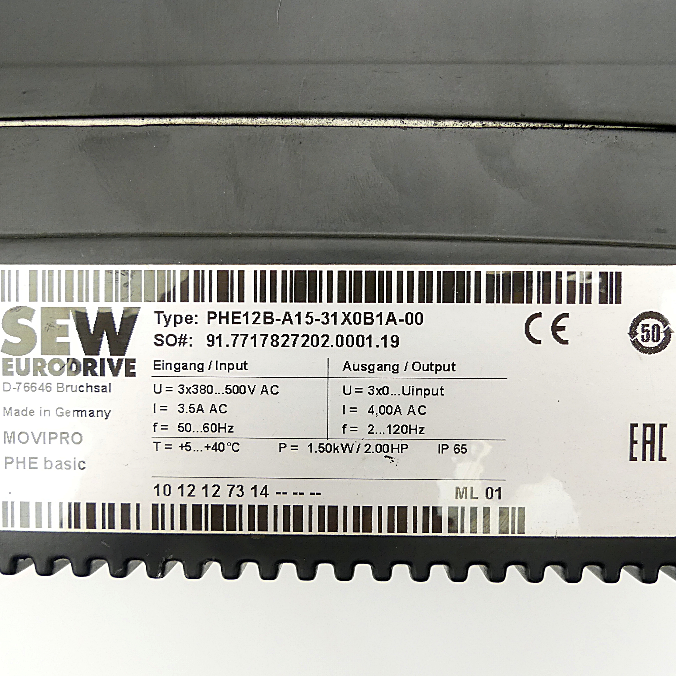 Steering MOVIPRO PHE basic 