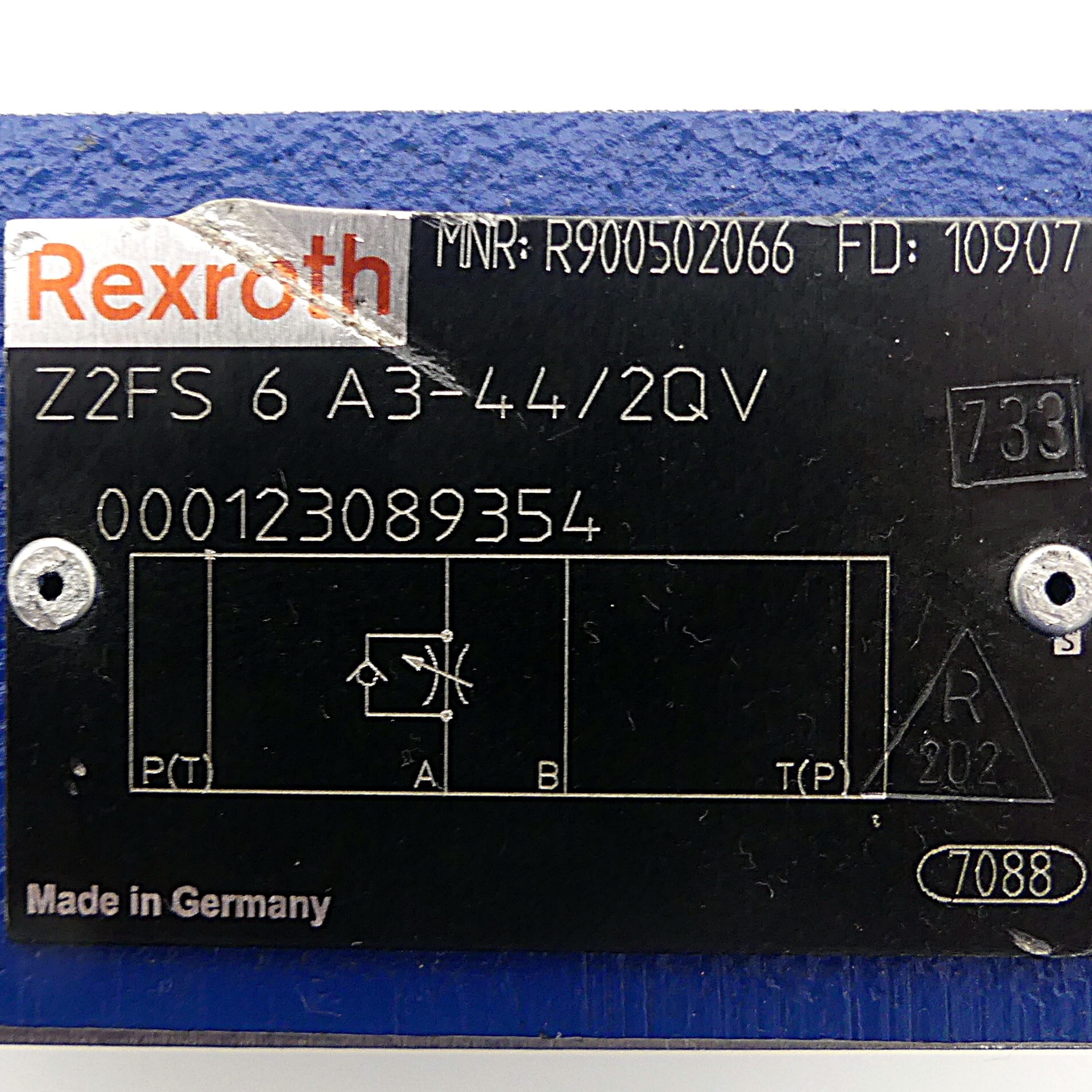 Drosselrückschlagventil Z2FS 6 A3-44/2QV