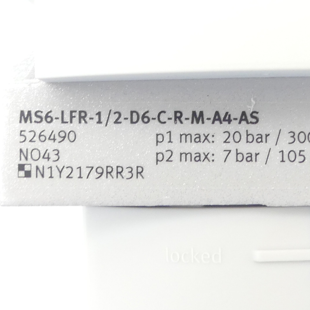 Filter-Regelventil MS6-LFR-1/2-D6-C-R-M-A4-AS 