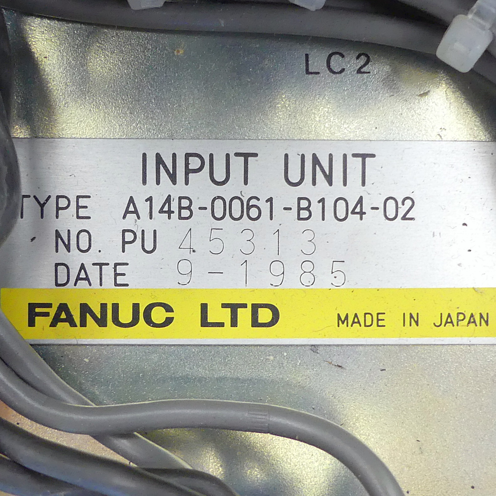 Input unit A14B-0061-B104-02 