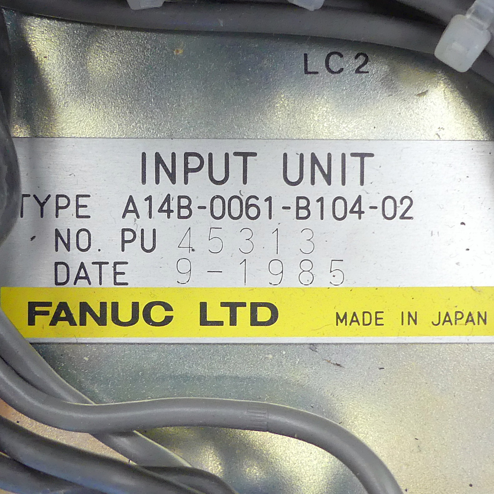Input unit A14B-0061-B104-02