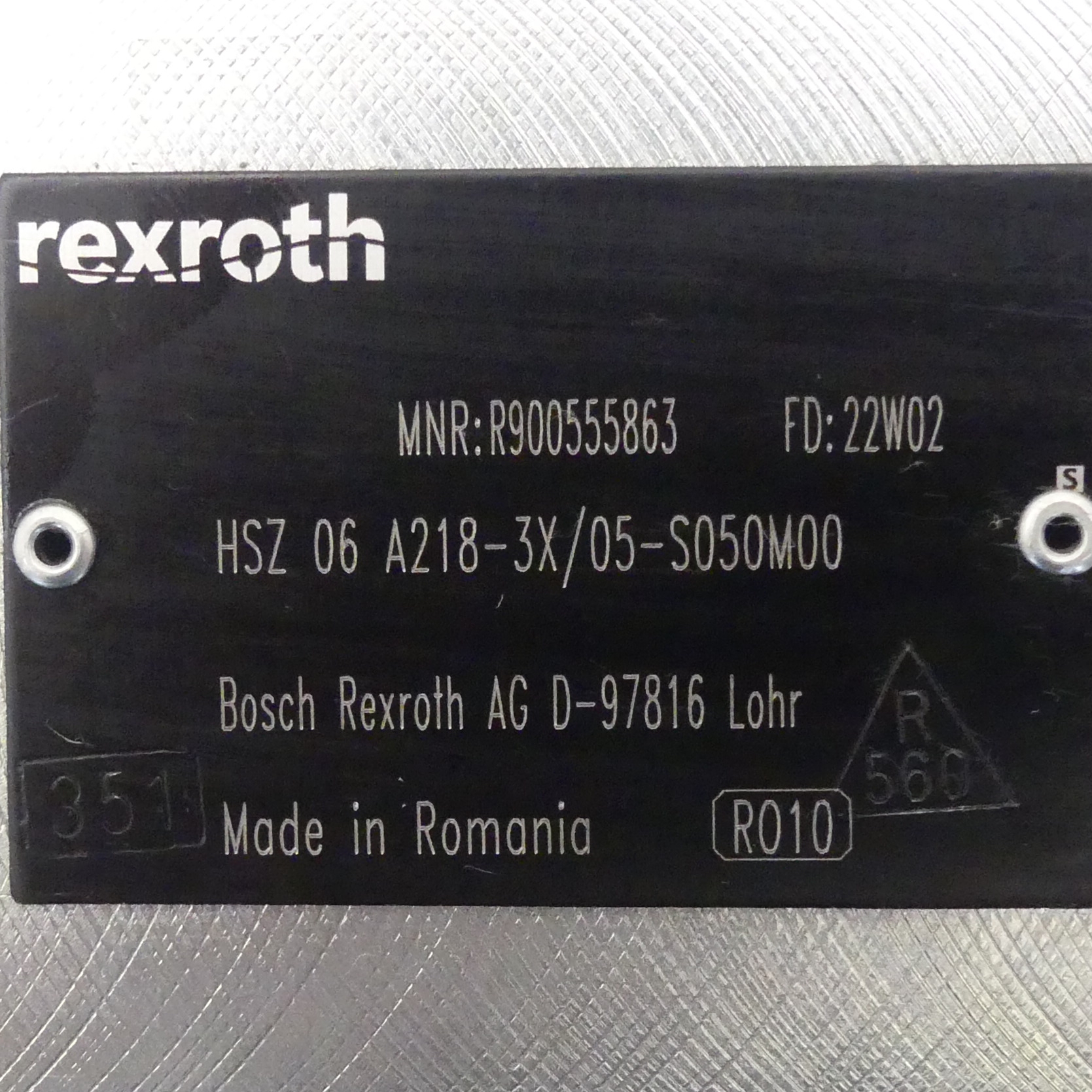 intermediate plate HSZ 06 A218-3X/05-S050M00 