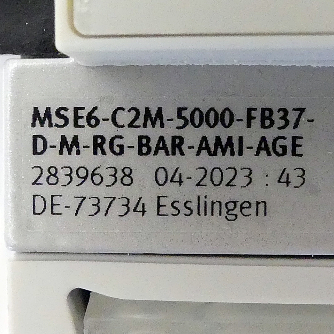 Energy efficiency module MSE6-C2M-5000-FB37-D-M-RG-BAR-AMI-AGE 