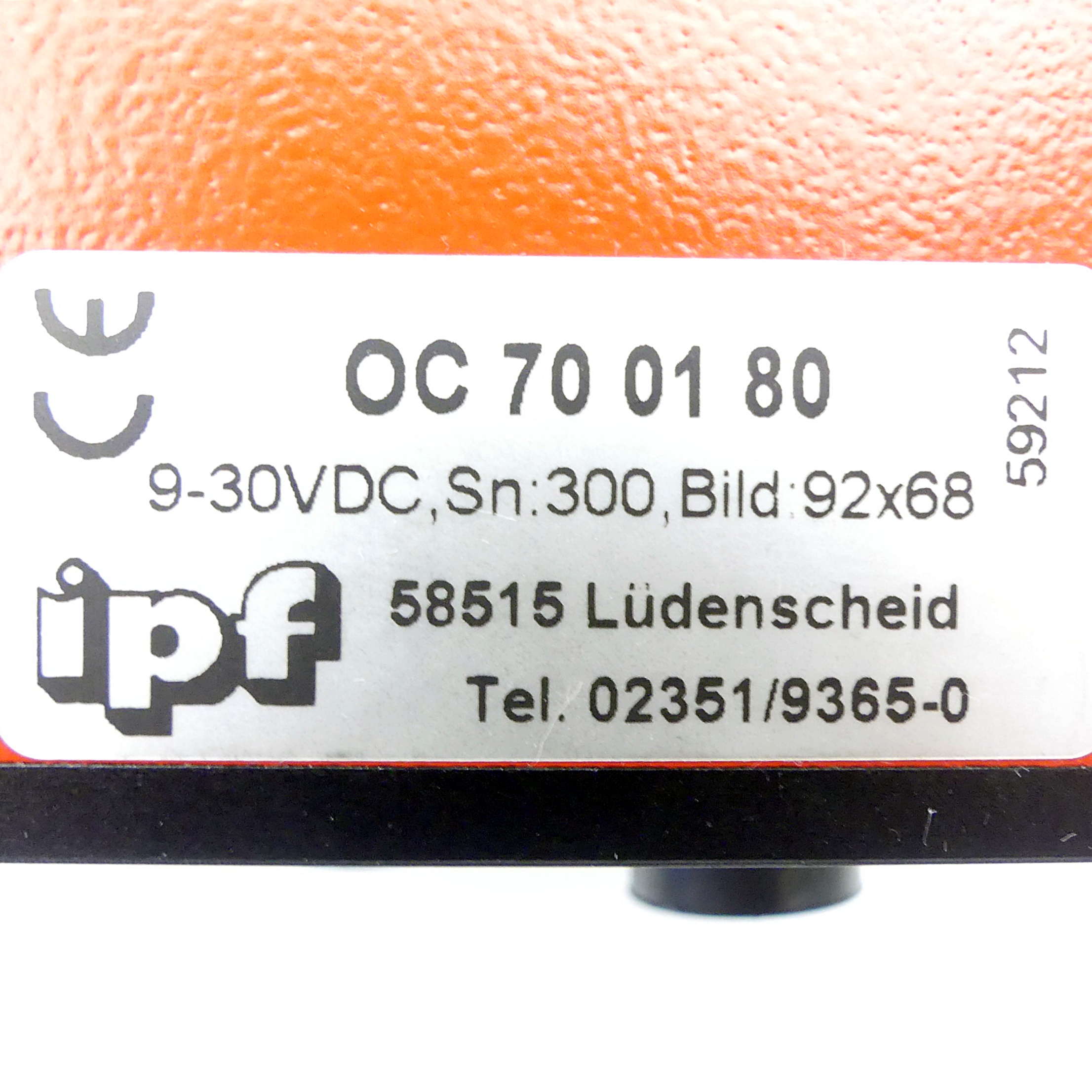 camera sensor OC 70 01 80