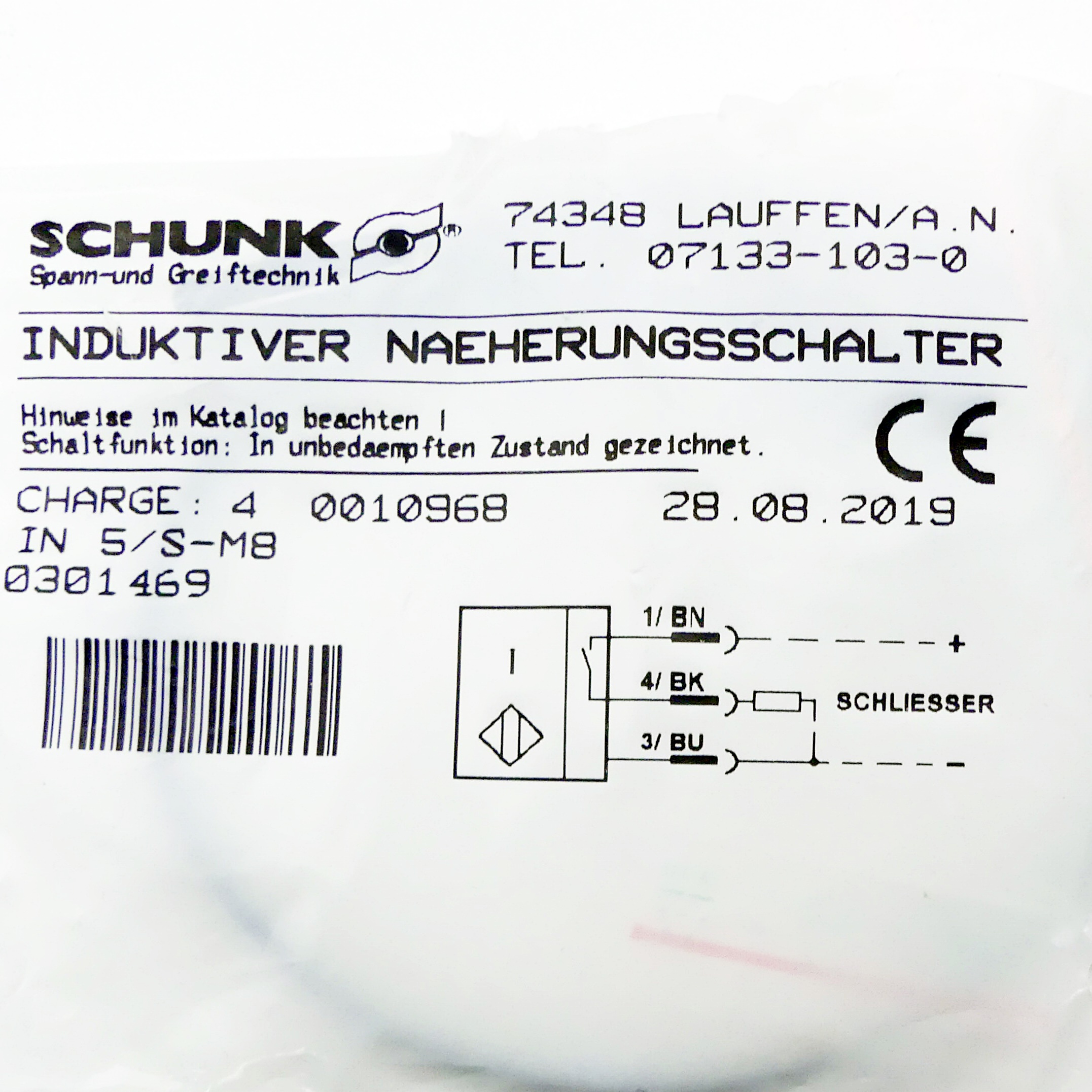 Induktiver Näherungsschalter