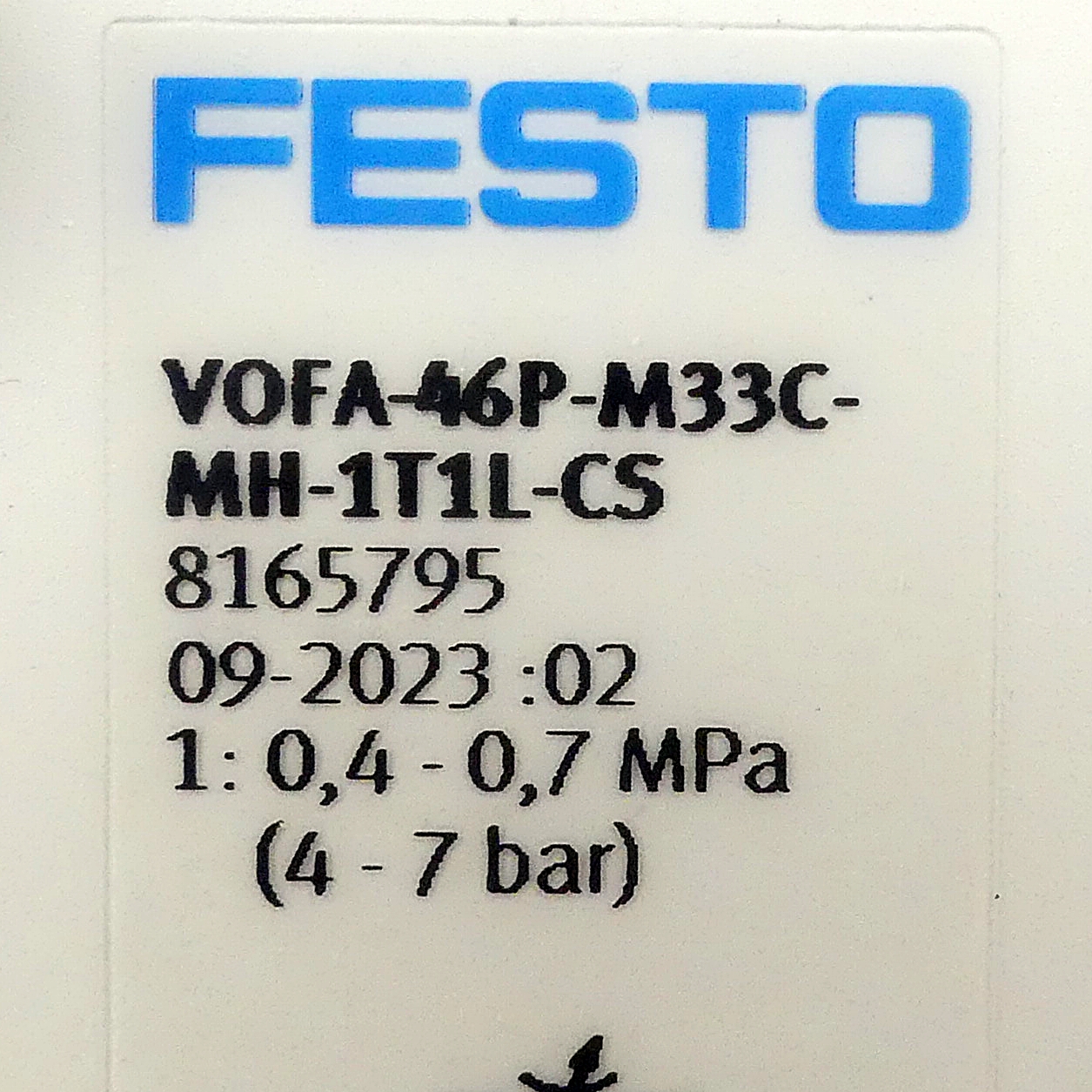 Control block VOFA-46P-M33C-MH-1T1L-CS 