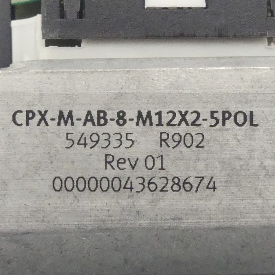 Anschlussblock CPX-M-AB-8-M12X2-5POL