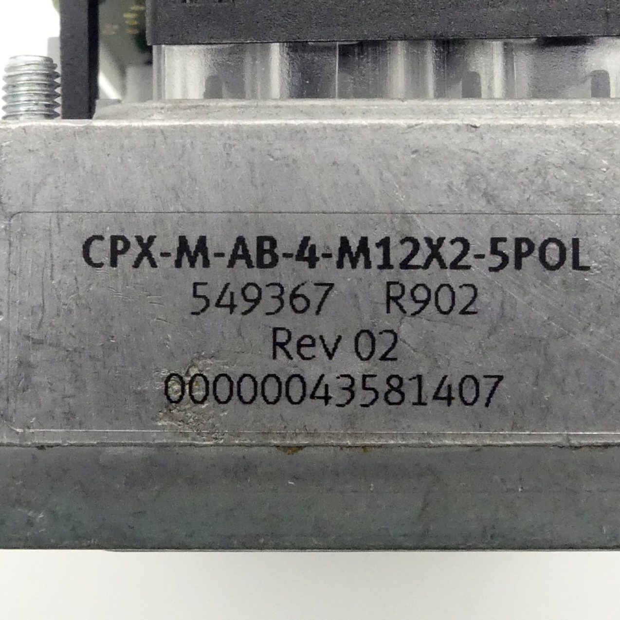 Anschlussblock CPX-M-AB-4-M12X2-5POL 
