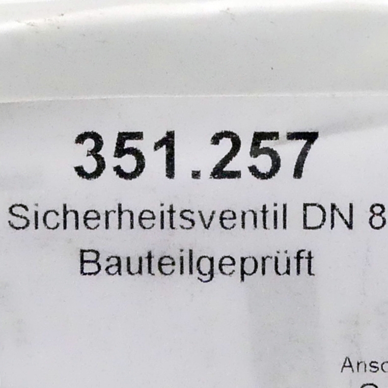 Sicherheitsventil 2266-SV-02-2-8-D/6-0,32-p 