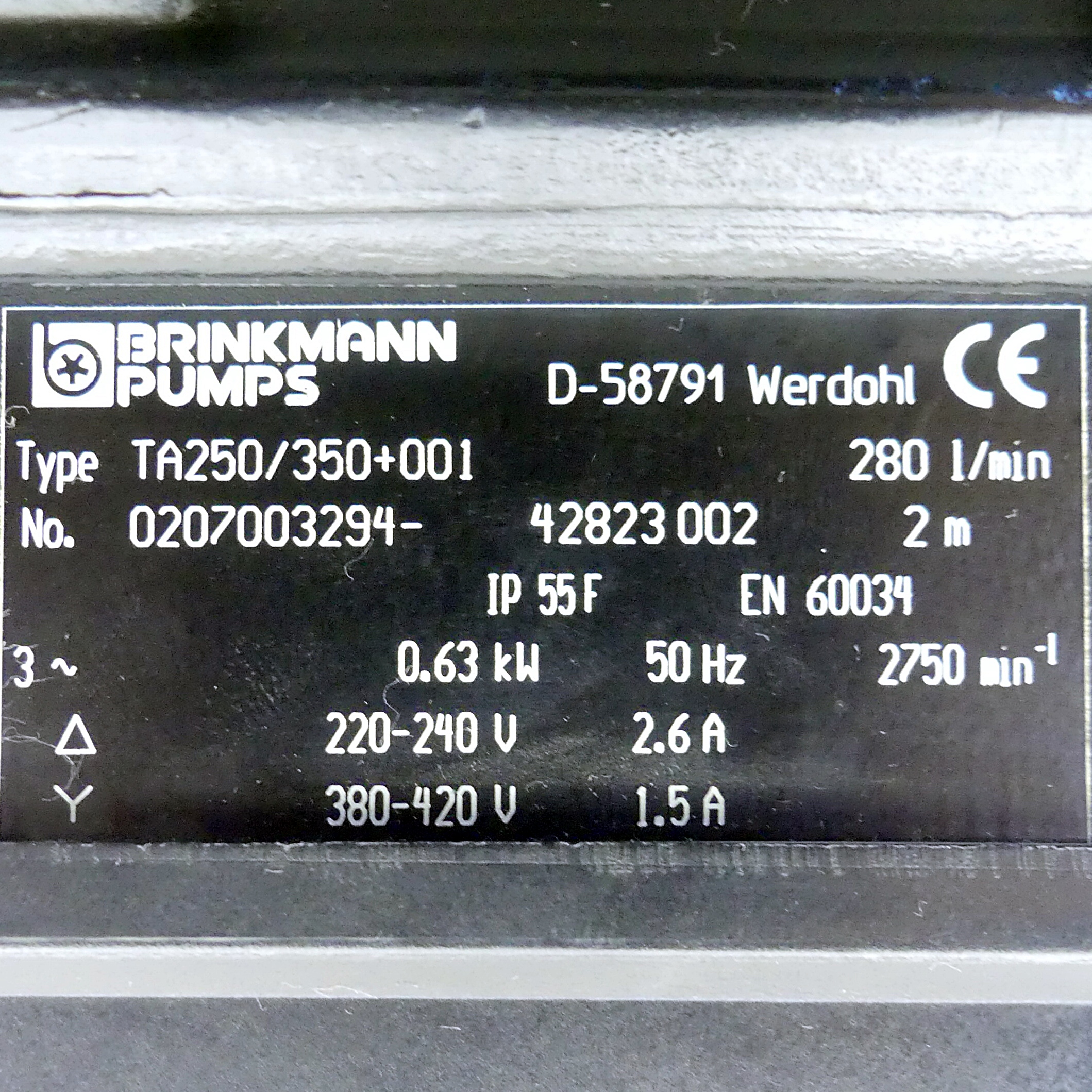 Tauchpumpe TA250/350+001 