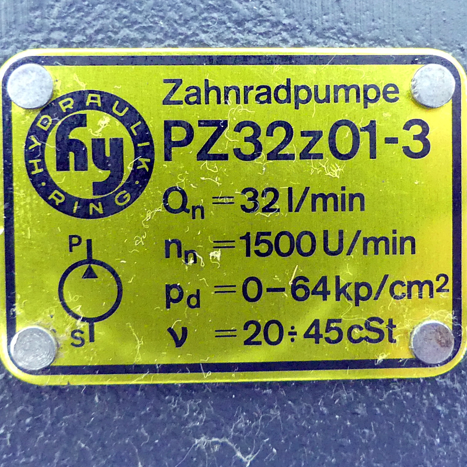 Zahnradpumpe PZ32z01-3 