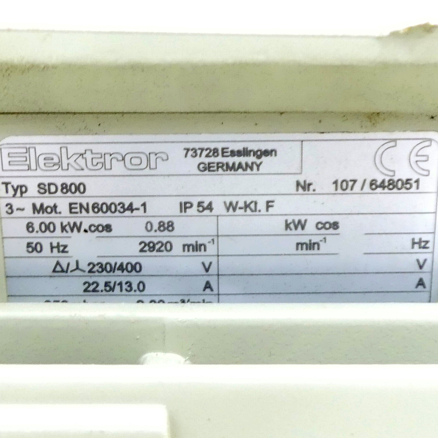 three-phase motor SD800 