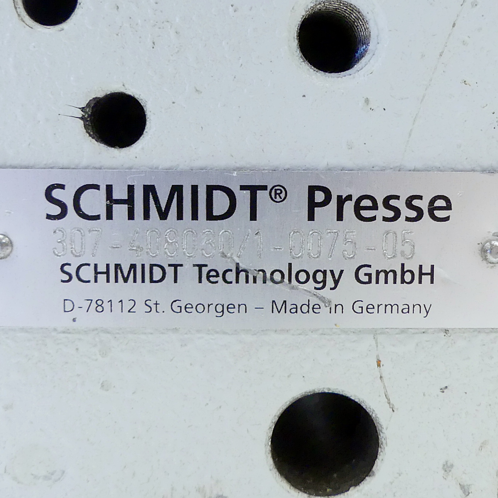 manual press 307-408030/1-0075-05 