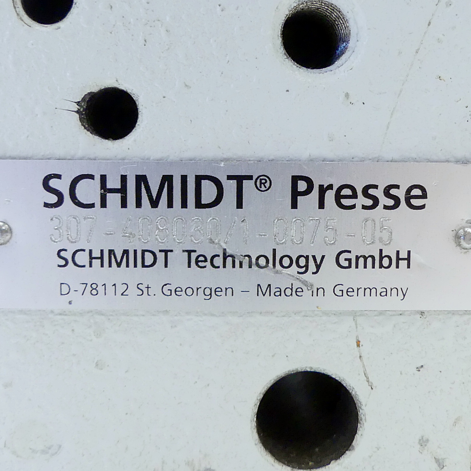 manual press 307-408030/1-0075-05
