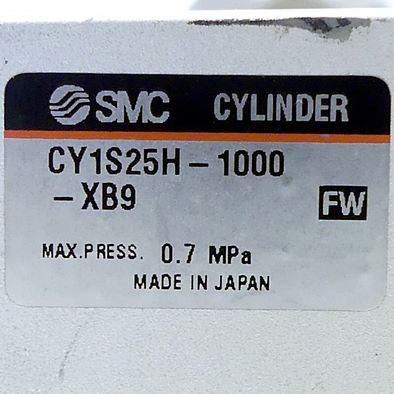 Rodless cylinder CY1S25H-1000-X89