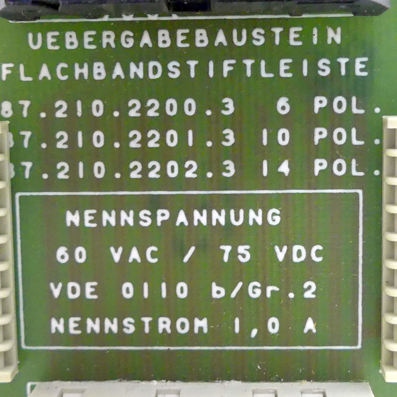 Übergabebaustein FLK-SR 14 