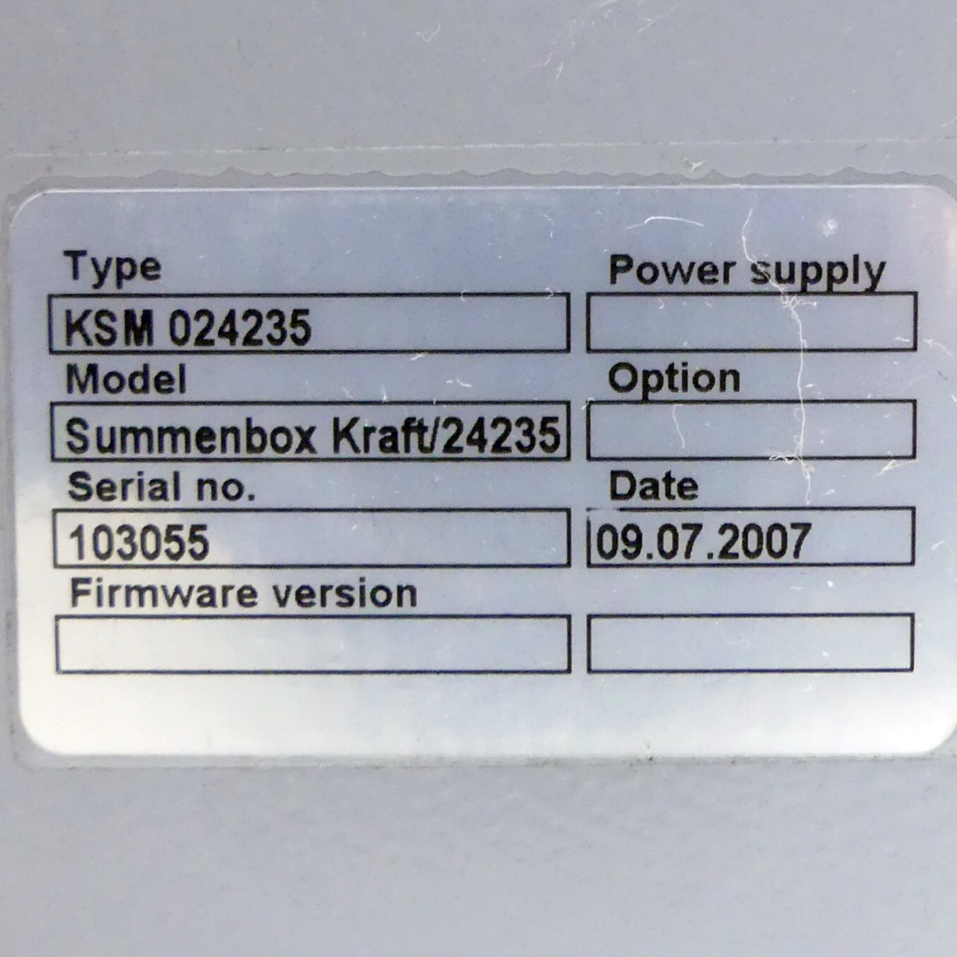 Amplifier Summenbox Kraft/24235 