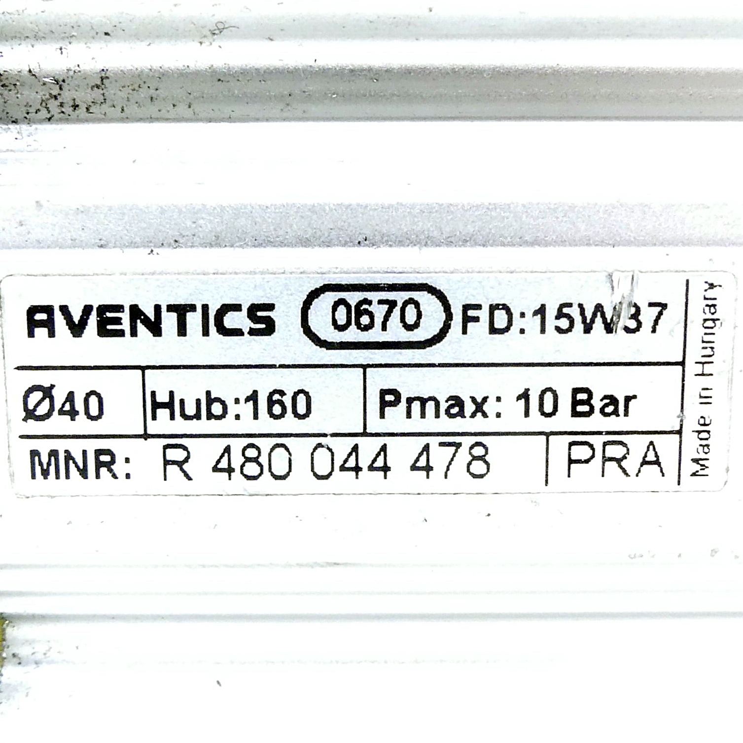 Pneumatic cylinder R 480 044 478