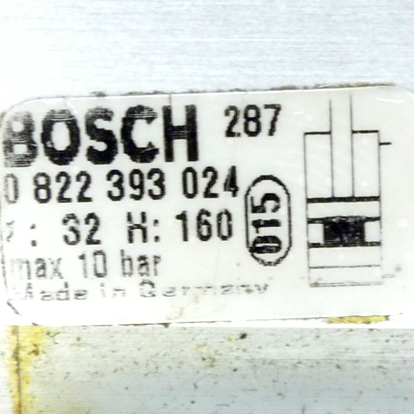 Pneumatic cylinder 0 822 393 024