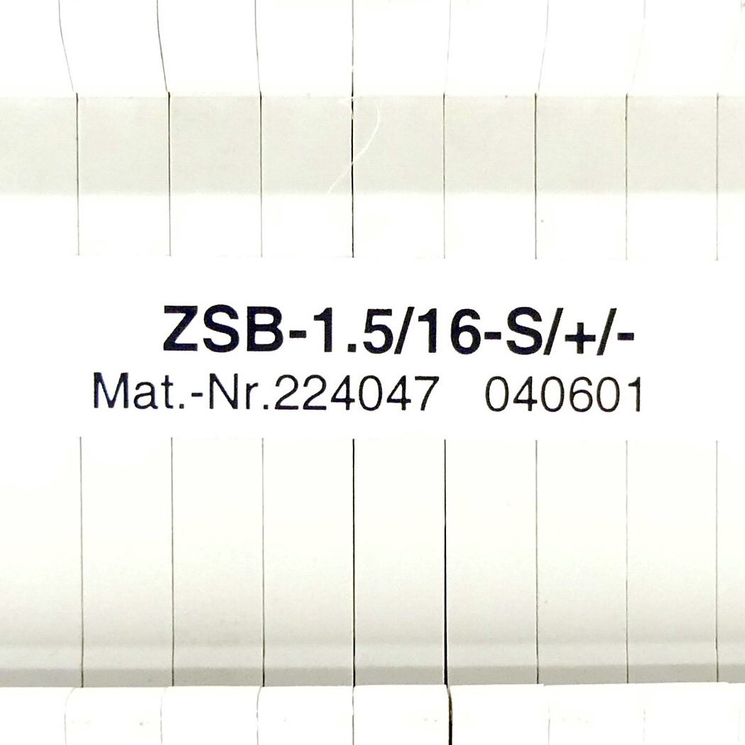 Basisklemmblock ZSB-1.5/16-S/+/- 