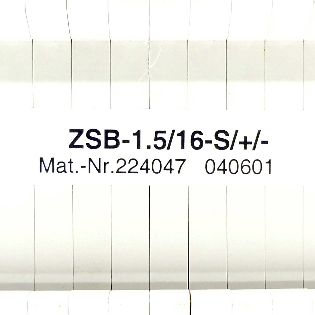 Basisklemmblock ZSB-1.5/16-S/+/-