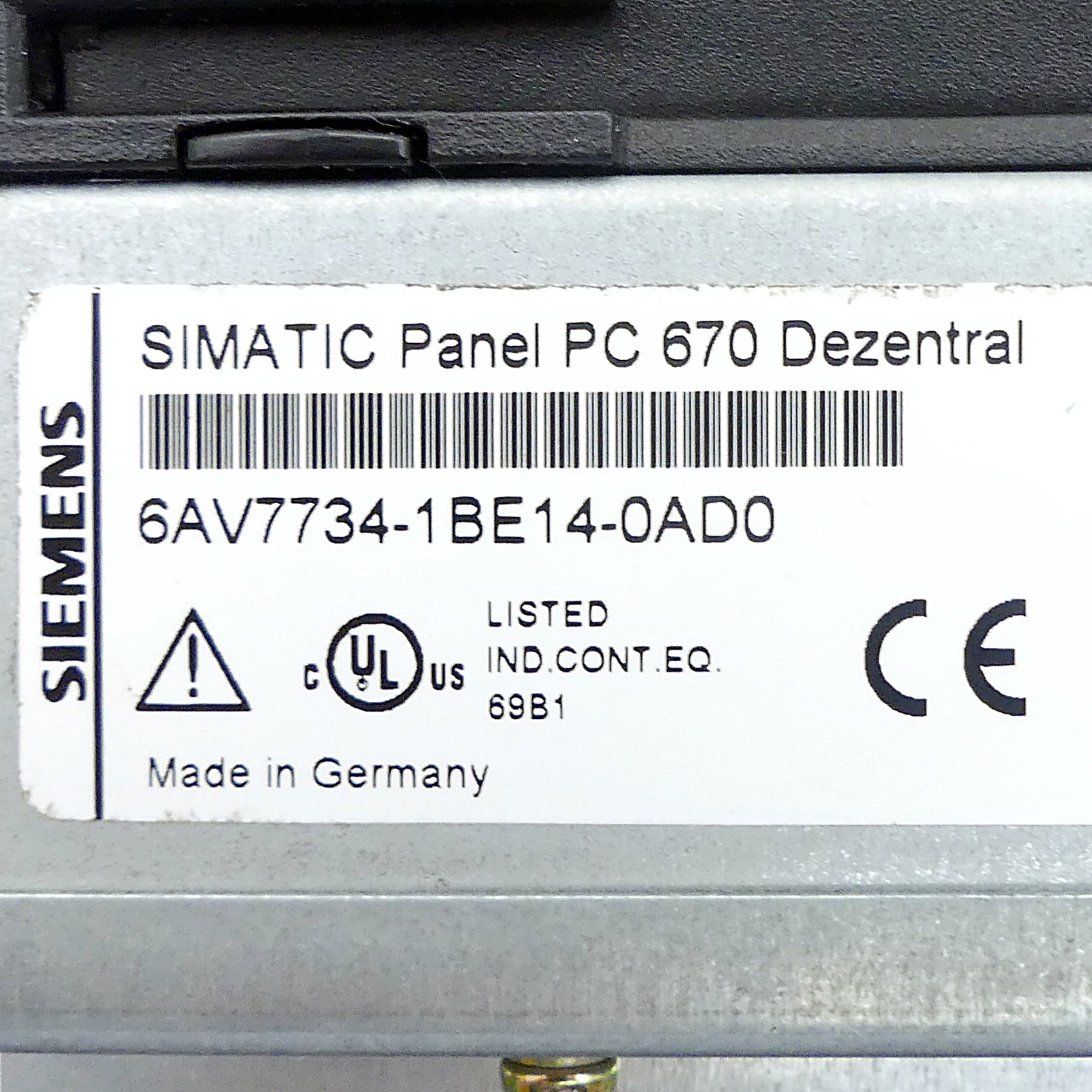 Industry PC 6AV7734-1BE14-0AD0