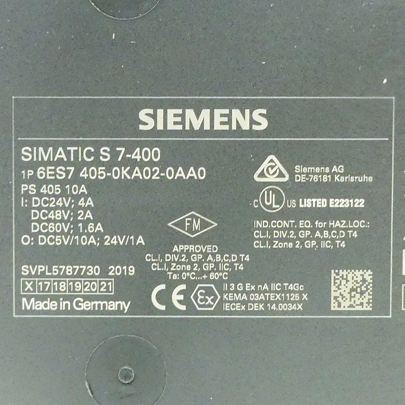 Power supply PS405 10A  