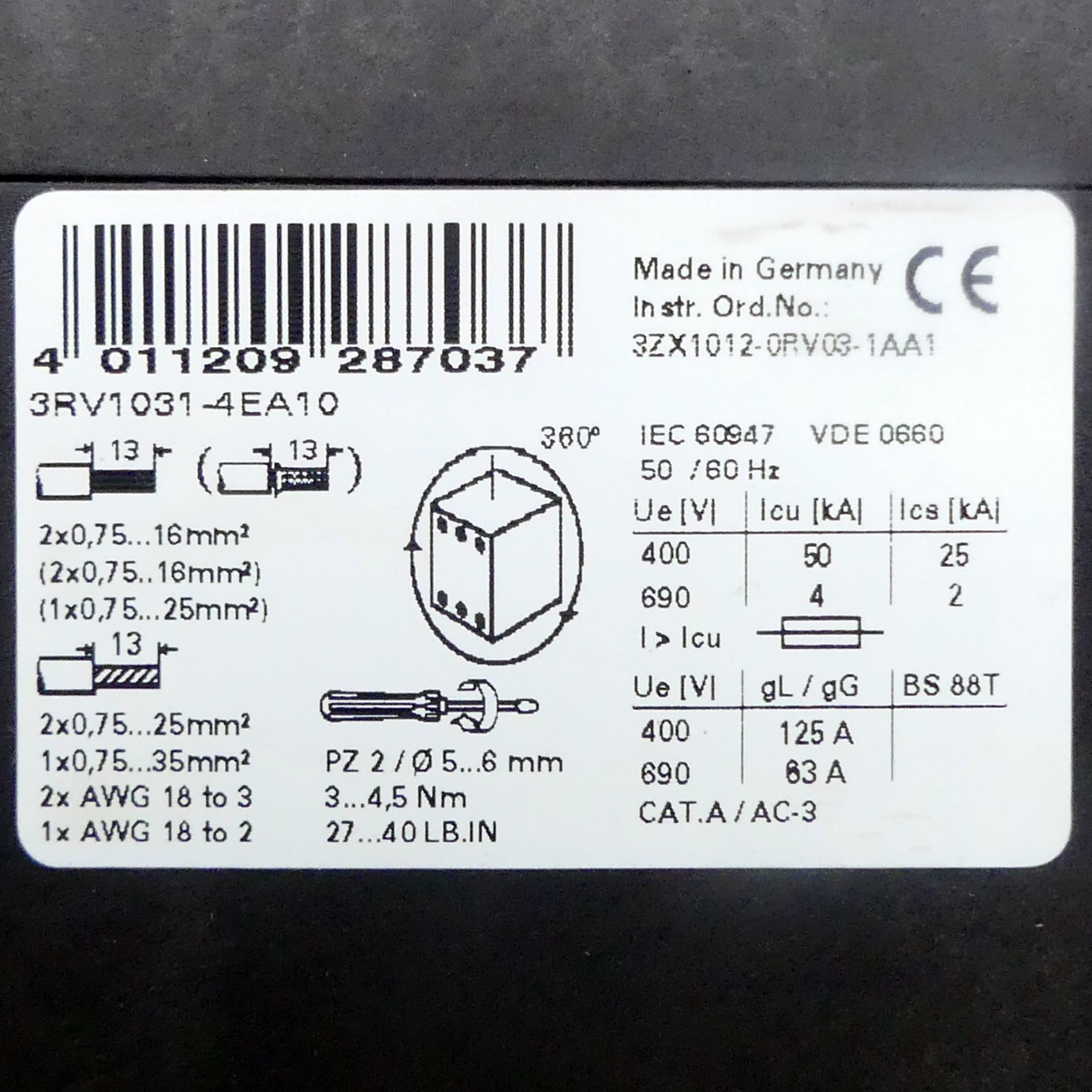 Sirius Circuit breaker 