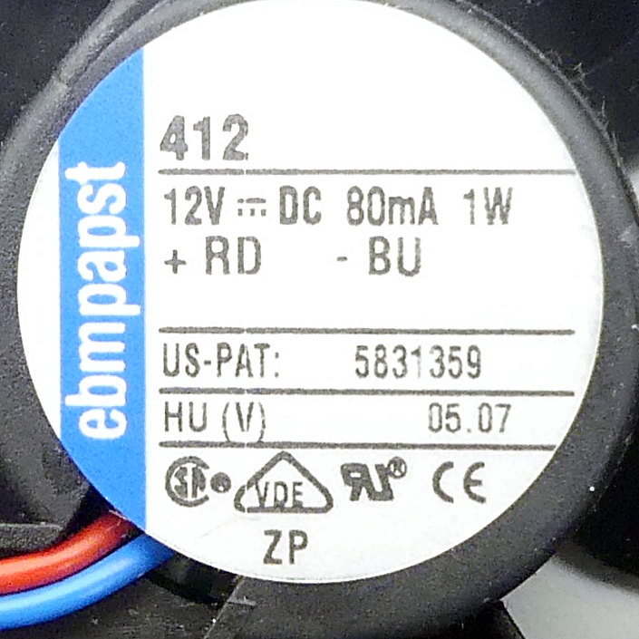 2 Stück Axiallüfter 412