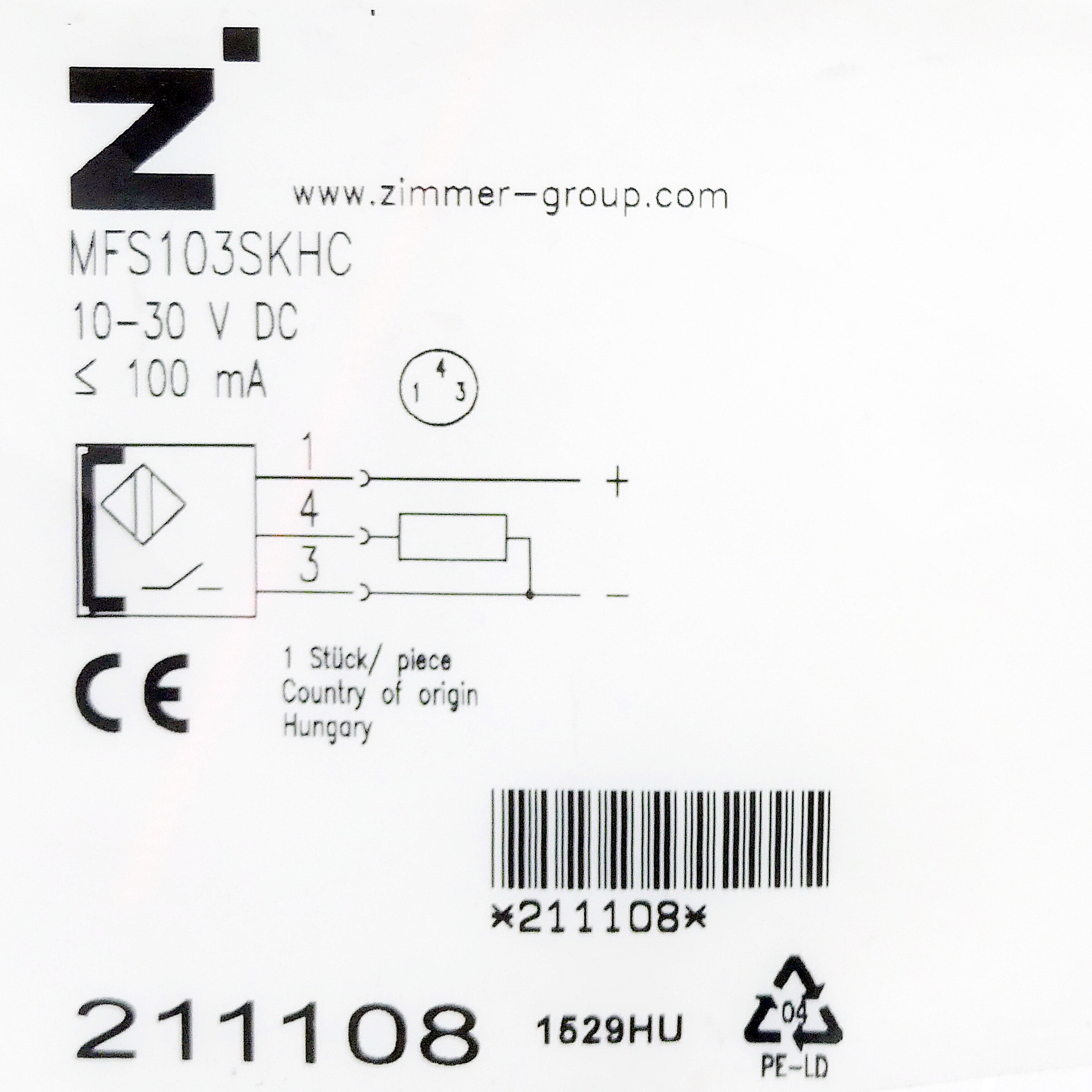 Magnetic field sensor 