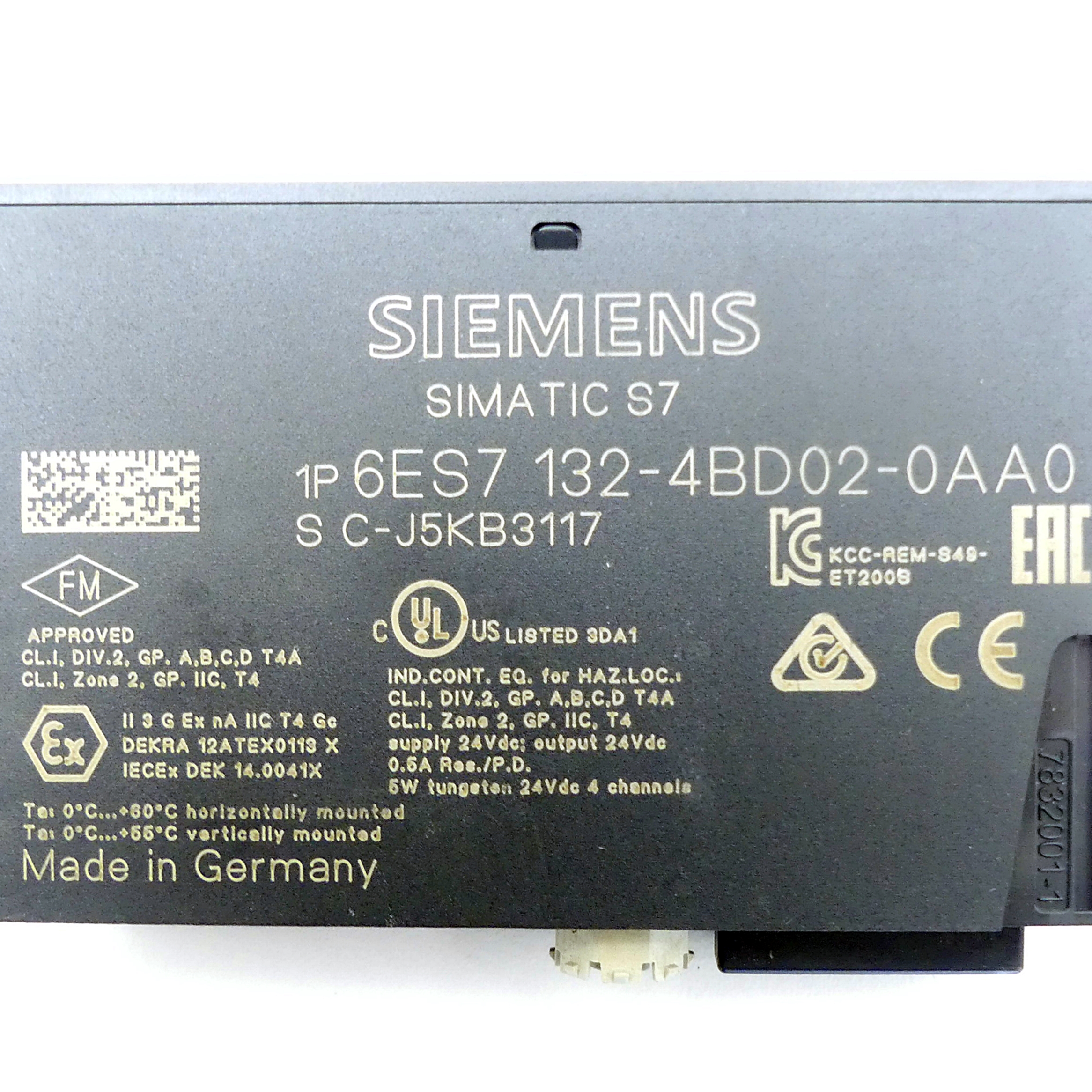 5 Pieces Electronics module 6ES7 132-4BD02-0AA0 
