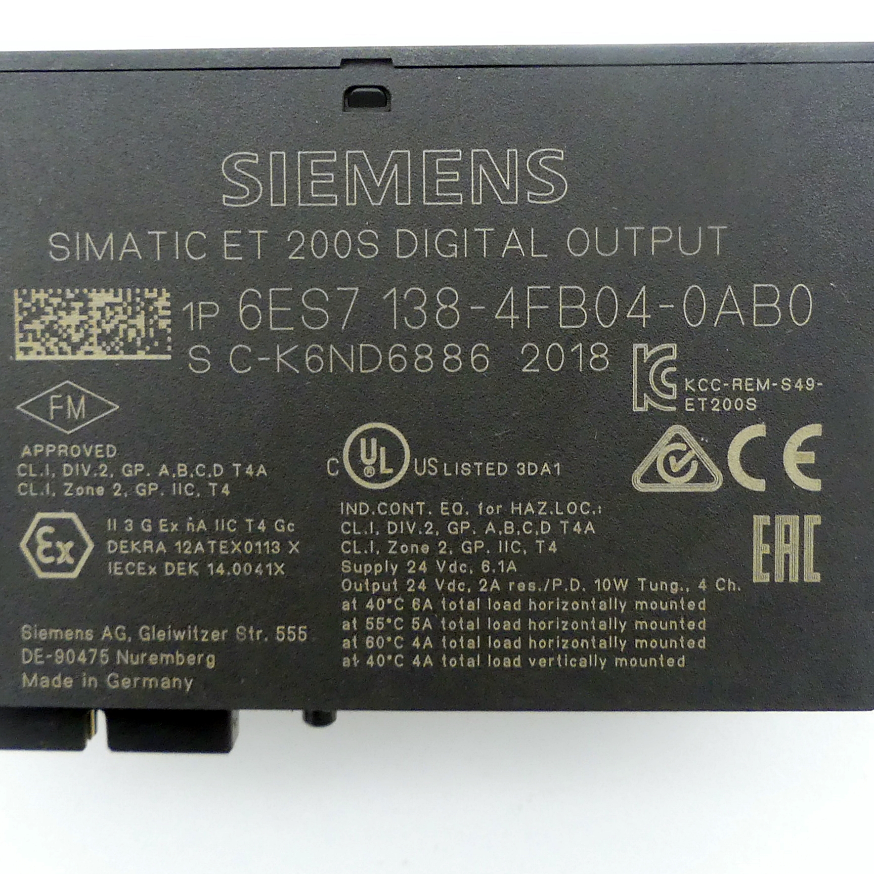 Elektronikmodul 6ES7 138-4FB04-0AB0 