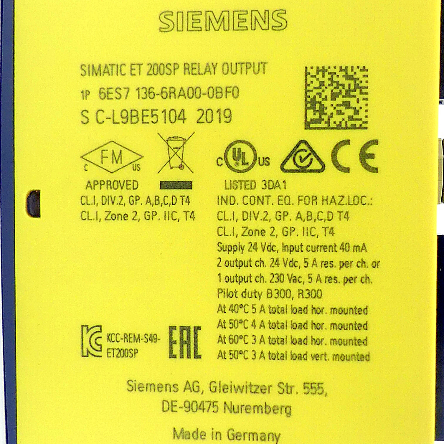 Elektronikmodul Simatic 