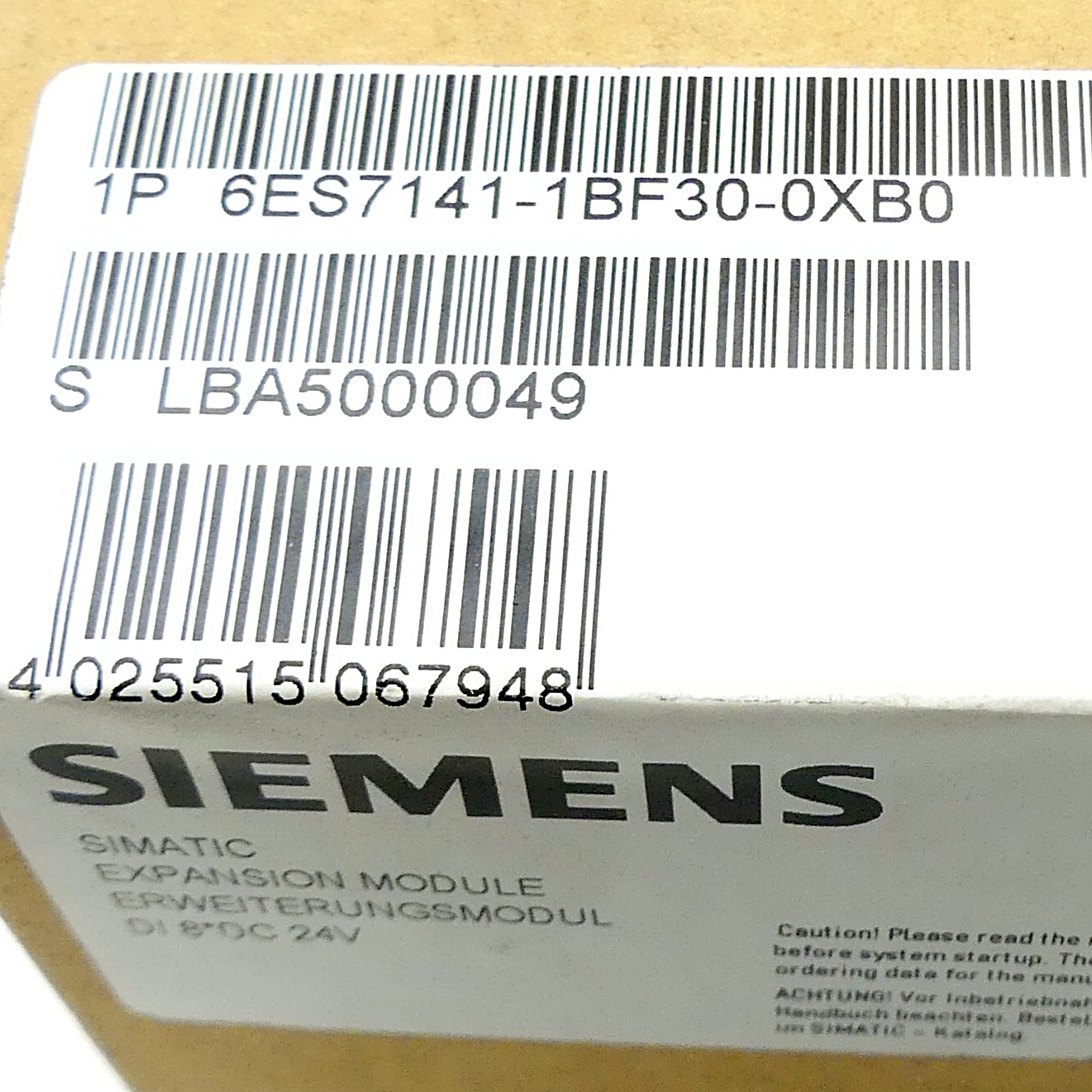 Simatic S7 Expansion module 6ES7141-1BF30-0XB0 Used