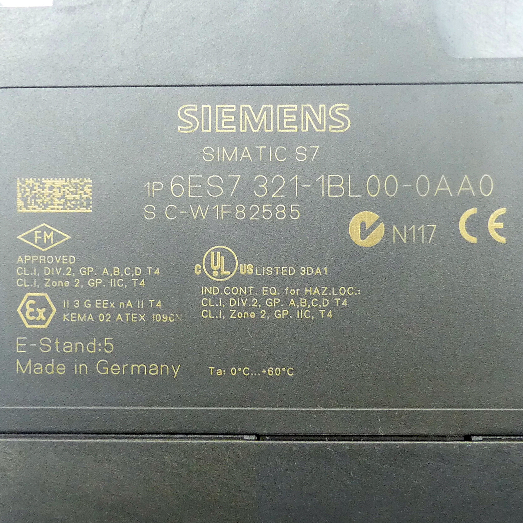 Simatic S7 Digitaleingabe 6ES7 321-1BL00-0AA0 