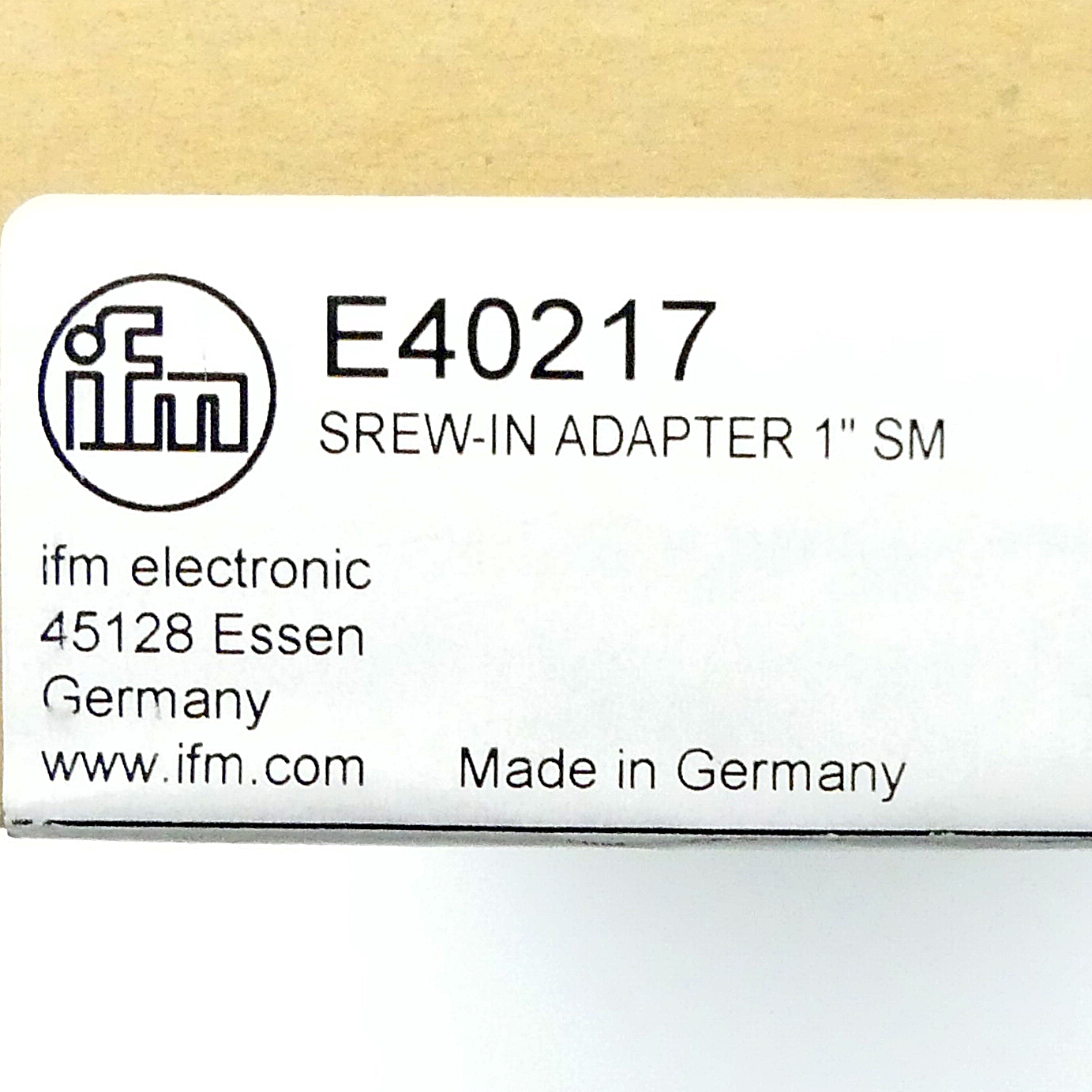 2 Pieces Srew-in adapter 1" SM 