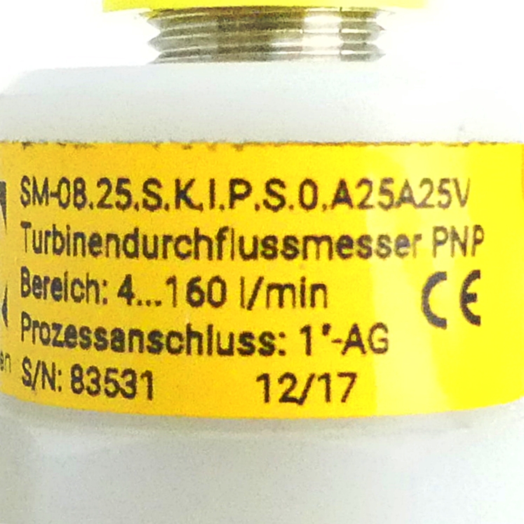 Turbine flow meter SM-08 