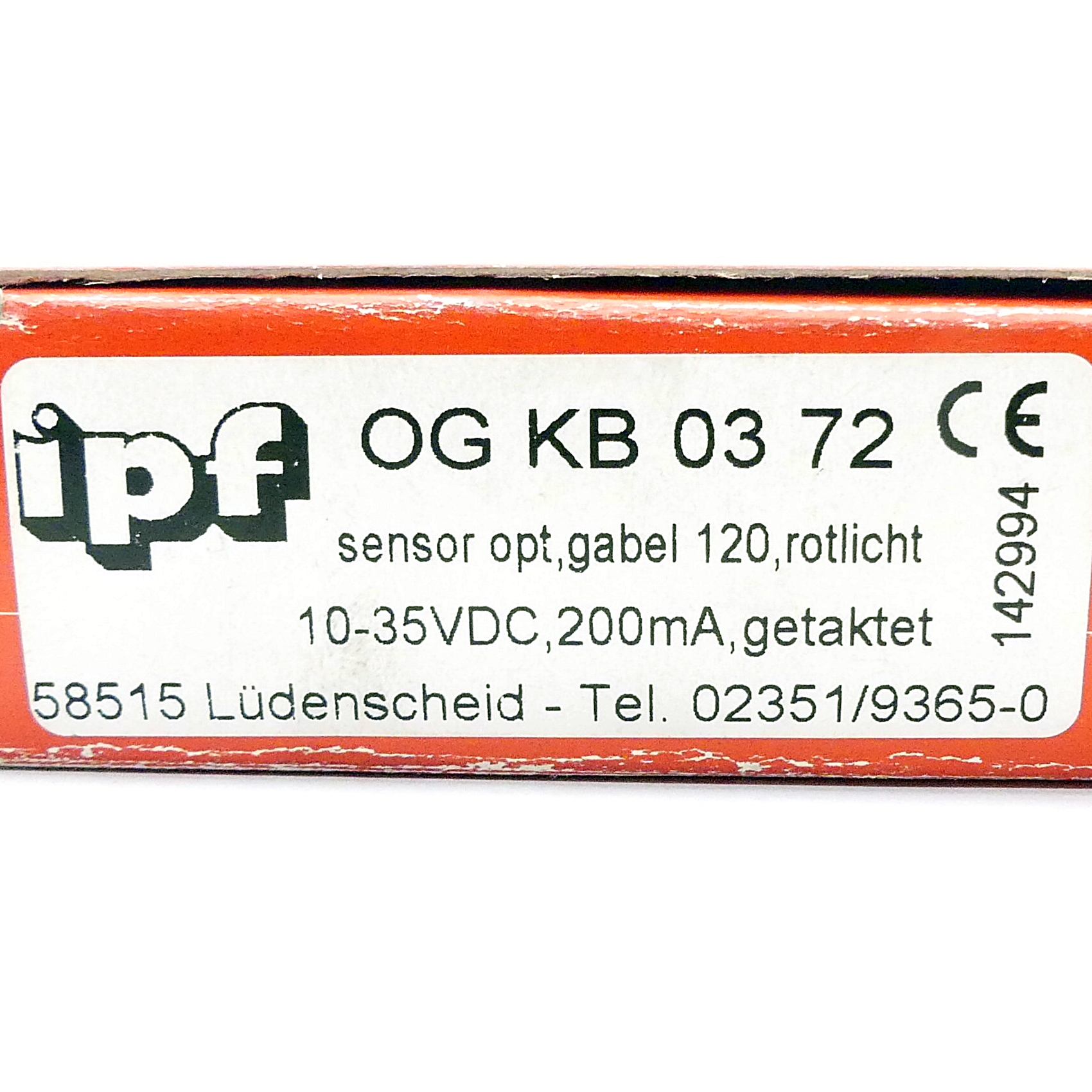 Gabellichtschranke OG KB 03 72 