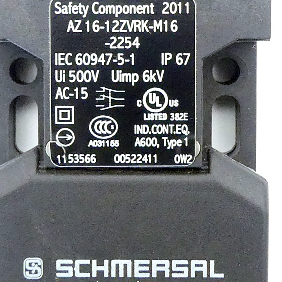 Sicherheitsschalter AZ 16-12ZVRK-M16-2254 