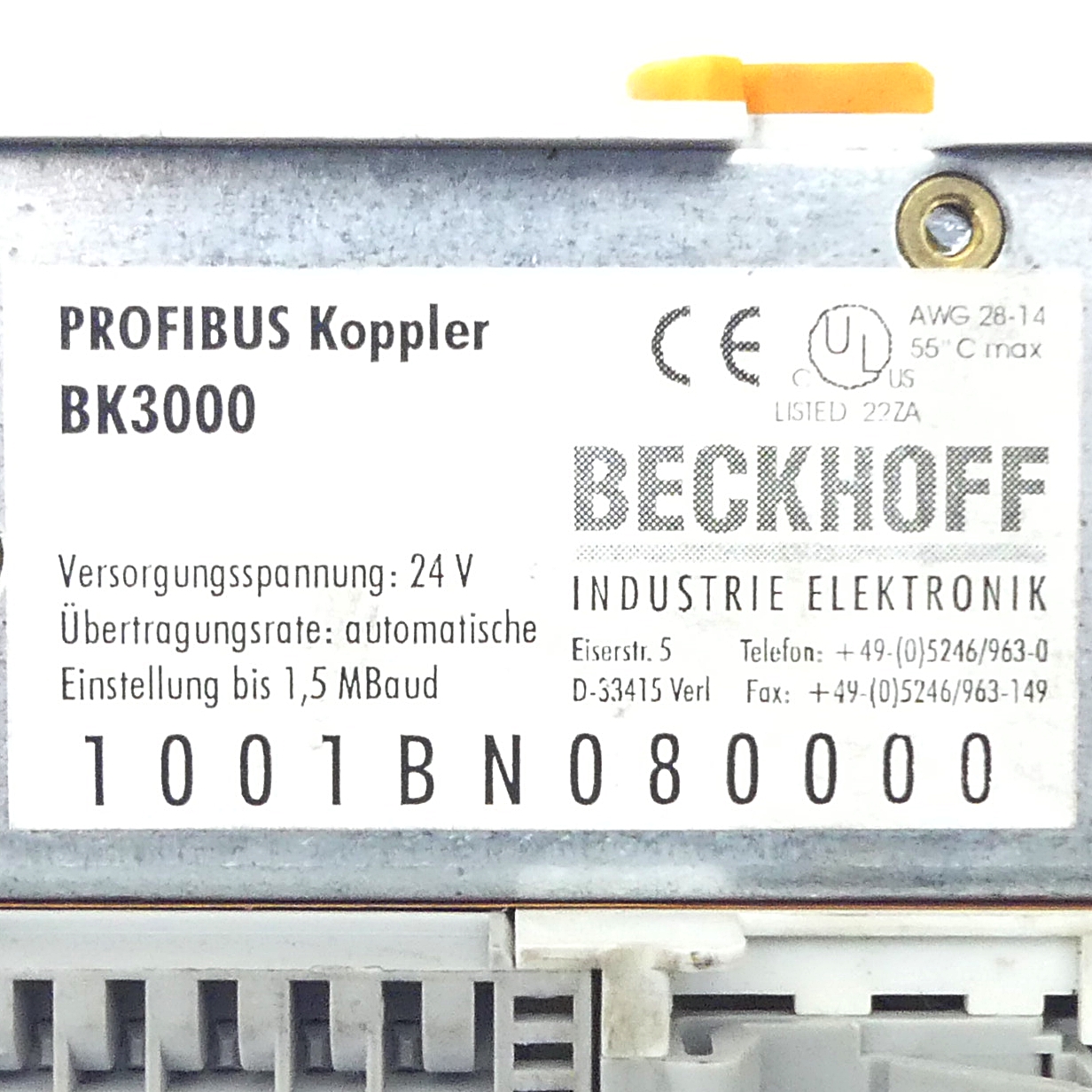Profibus Coupler BK3000 