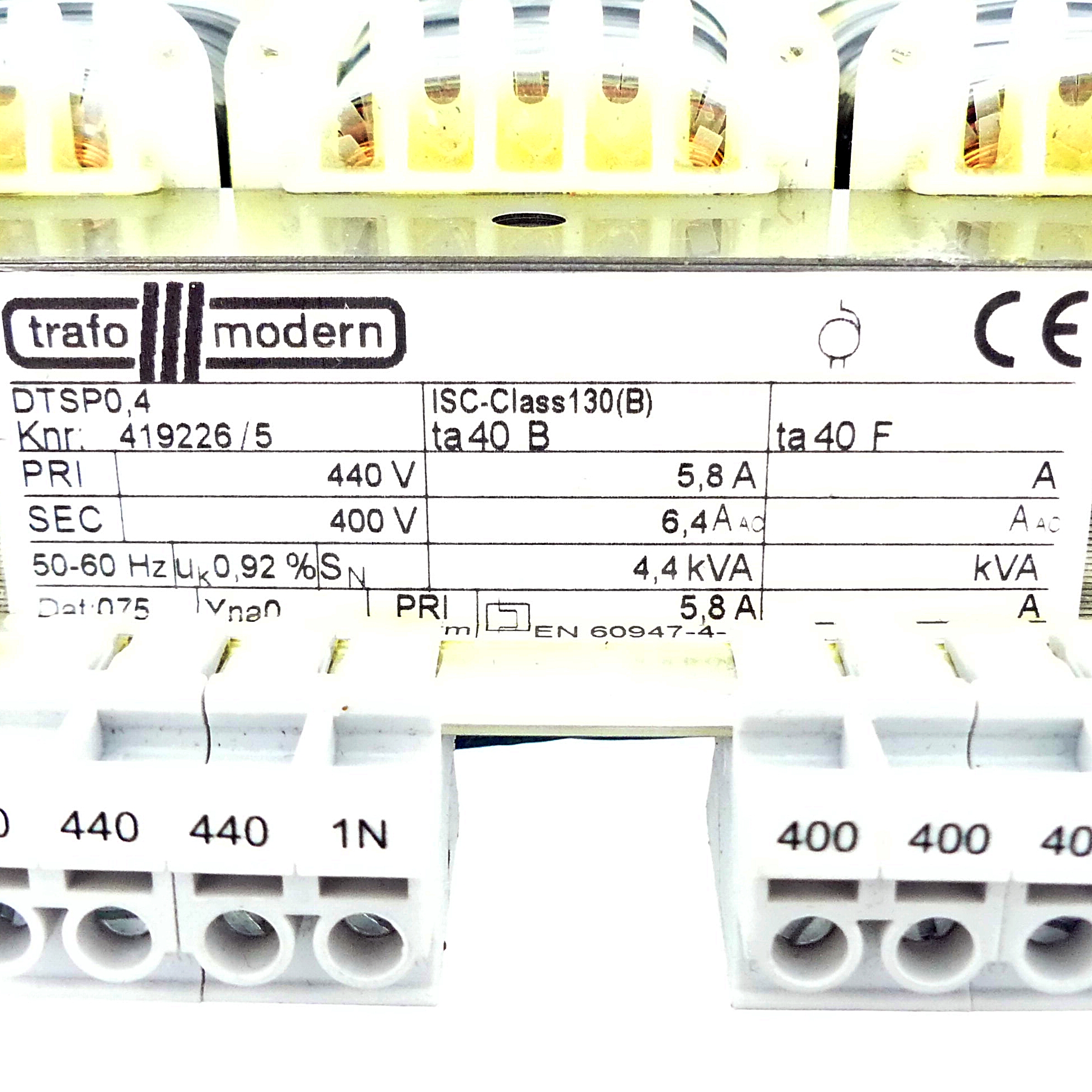 Dreiphasen - Spartransformator DTSP0,4 