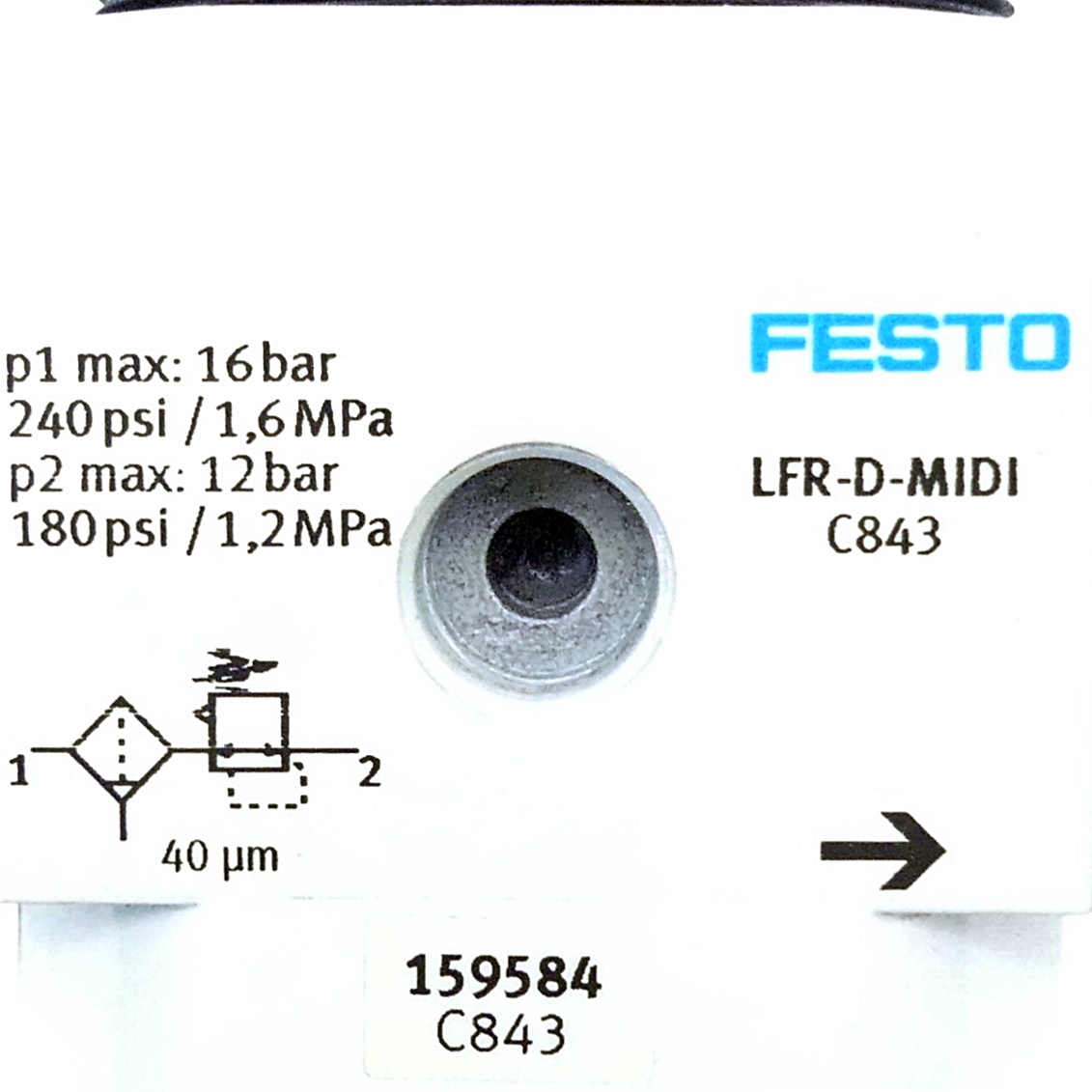 Filter regulator LFR-1/2-D-MIDI