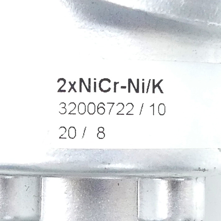 Thermoelement 2xNiCr-Ni/K 