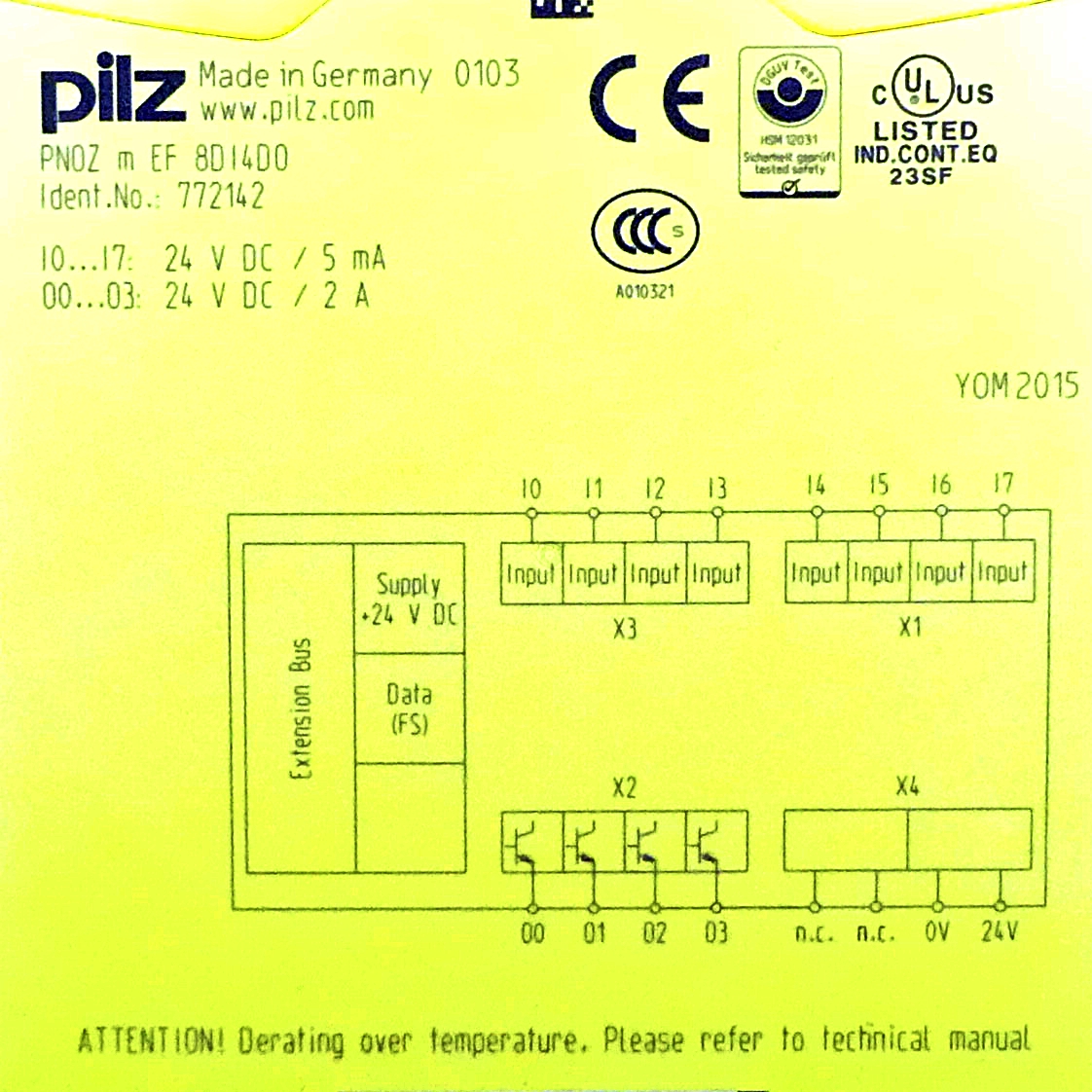 PNOZmulti Sensor-Box 8 Eingänge / 4 Ausgänge 