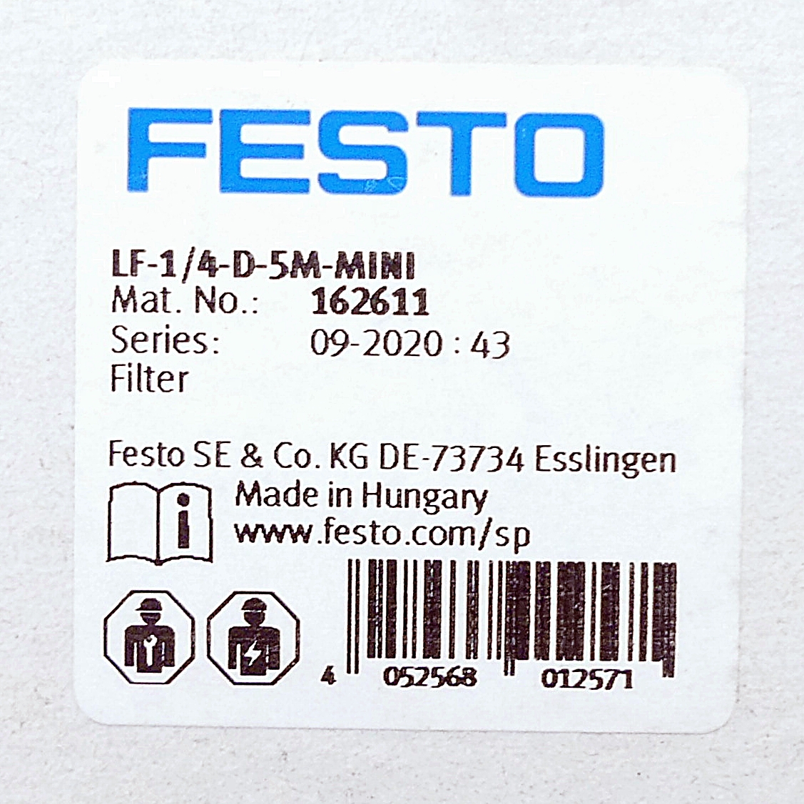 Filter LF-1/4-D-5M-MINI 